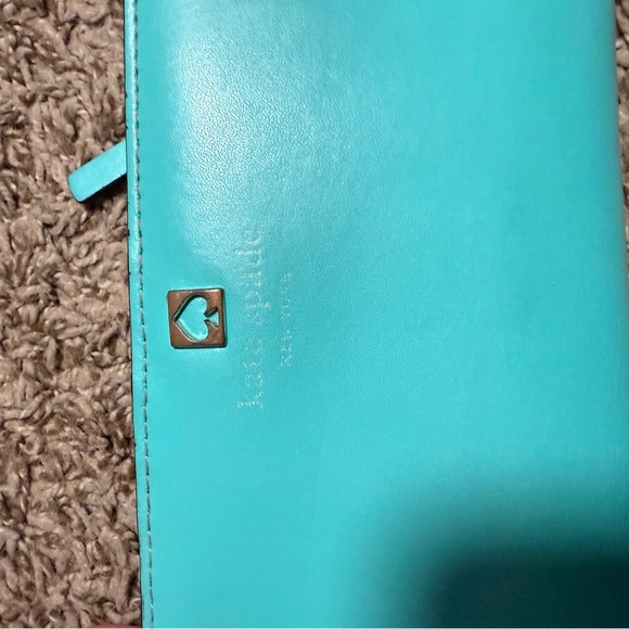 kate spade Handbags - Kate Spade Aqua Blue Wallet